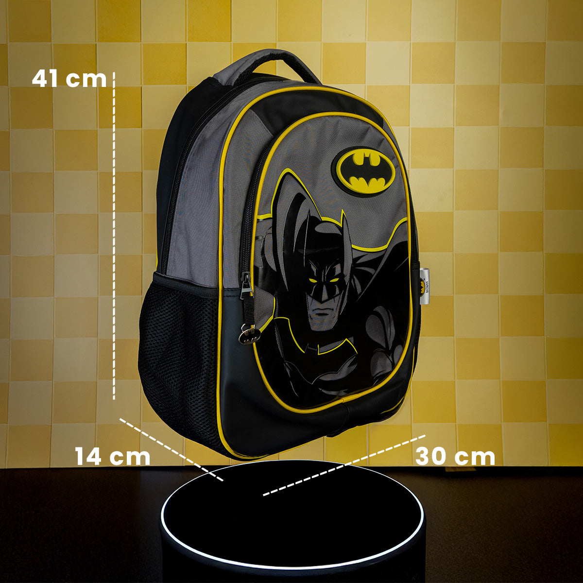 Set Escolar Mochila y Lapicera Batman con Alas