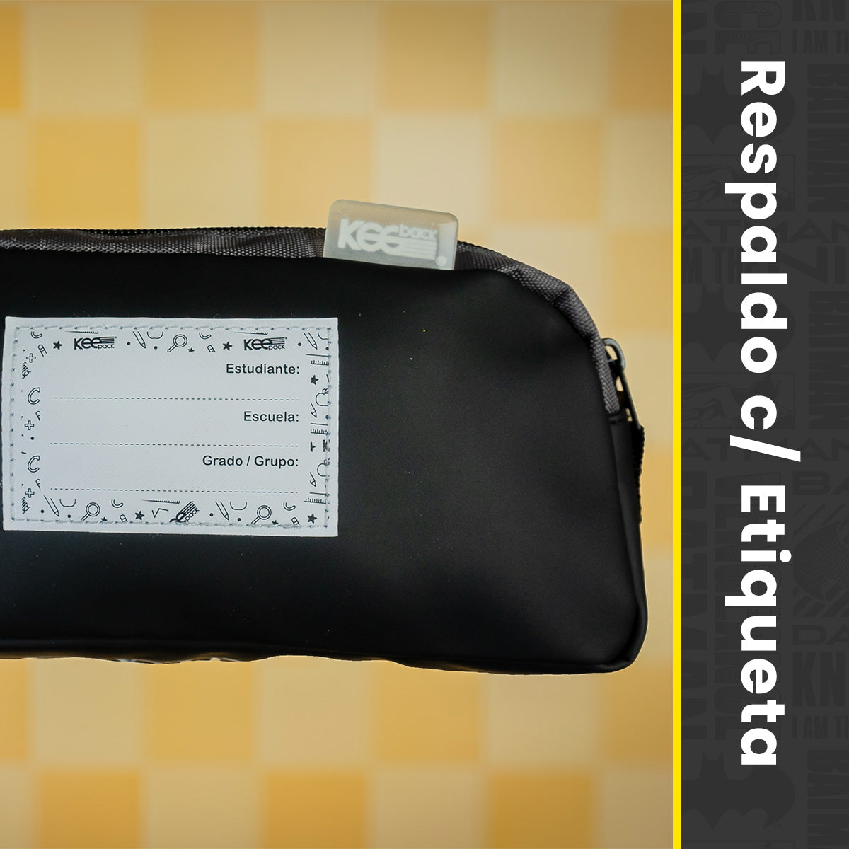 Set Escolar Mochila y Lapicera Batman con Alas