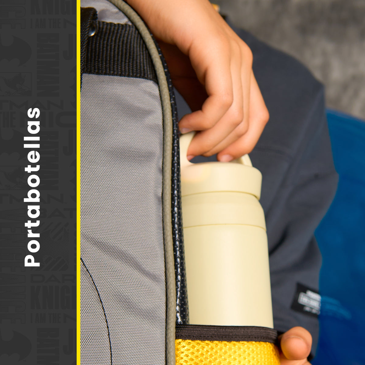 Set Mochila, Lonchera y Estuchera Escolar Batman Hero Armor