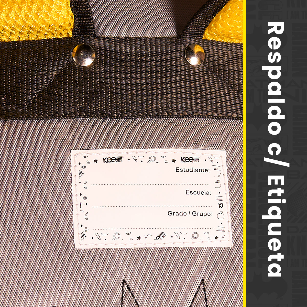Set Mochila, Lonchera y Estuchera Escolar Batman Hero Armor