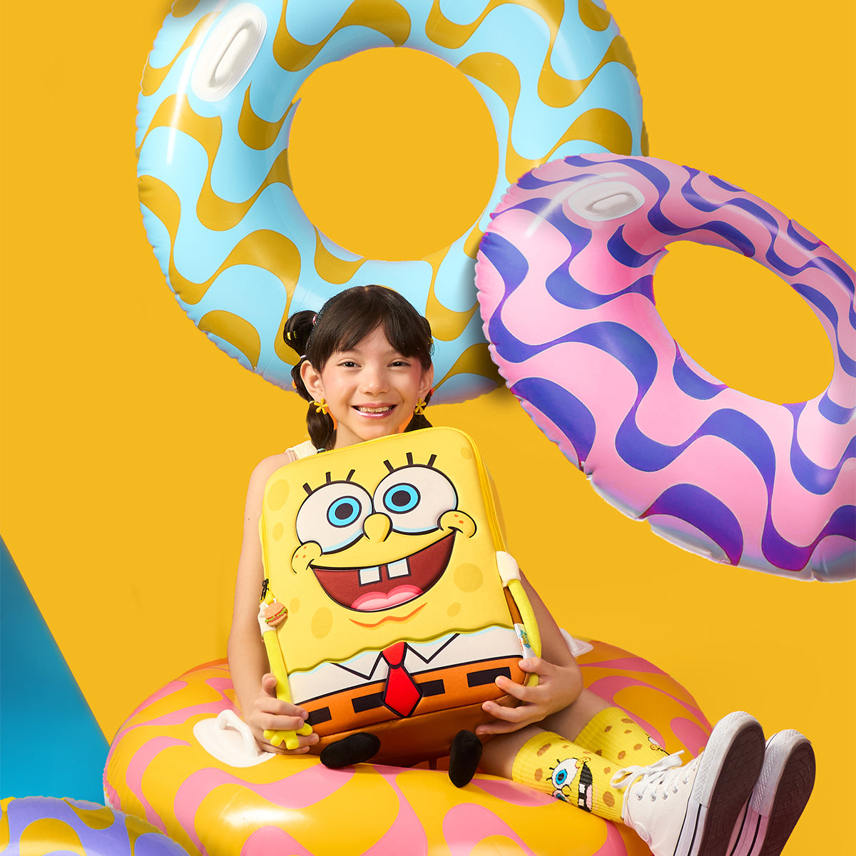 Mochila Bob Esponja con Manitas