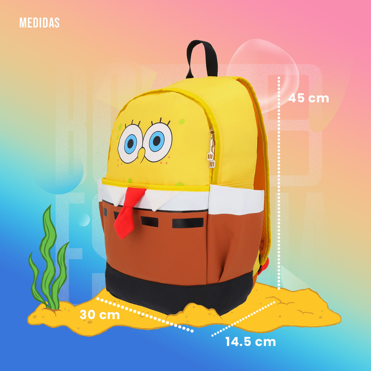 Mochila Bob Esponja Corbatita