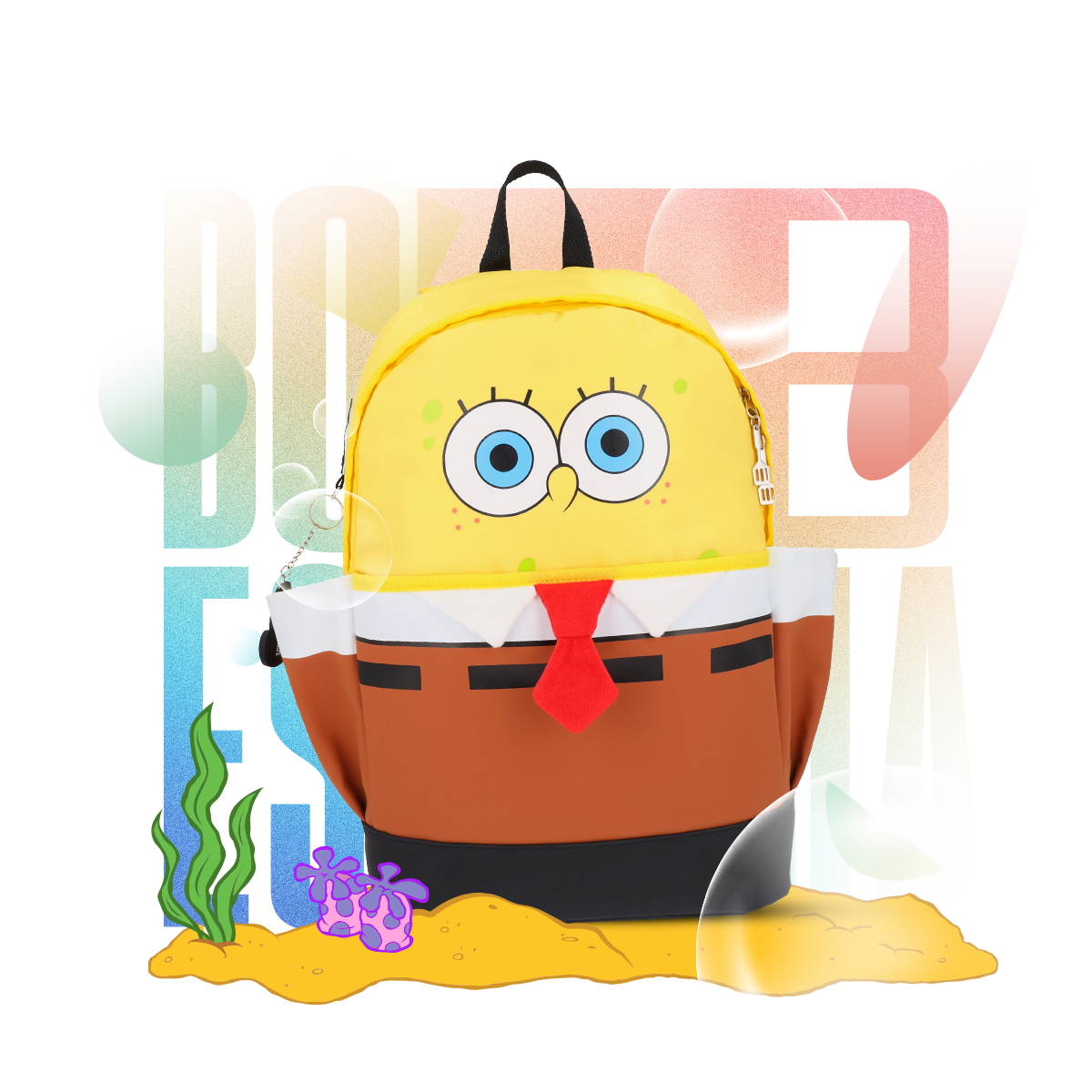 Mochila Bob Esponja Corbatita Yadatex