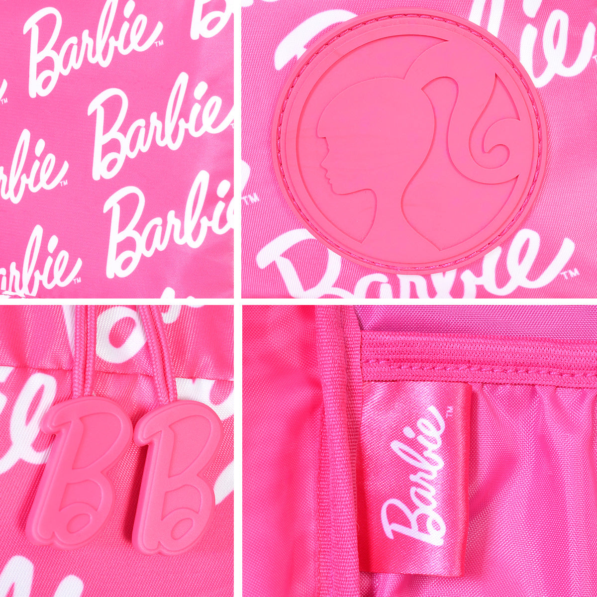 Mochila Barbie Rosa Estampado Barbie