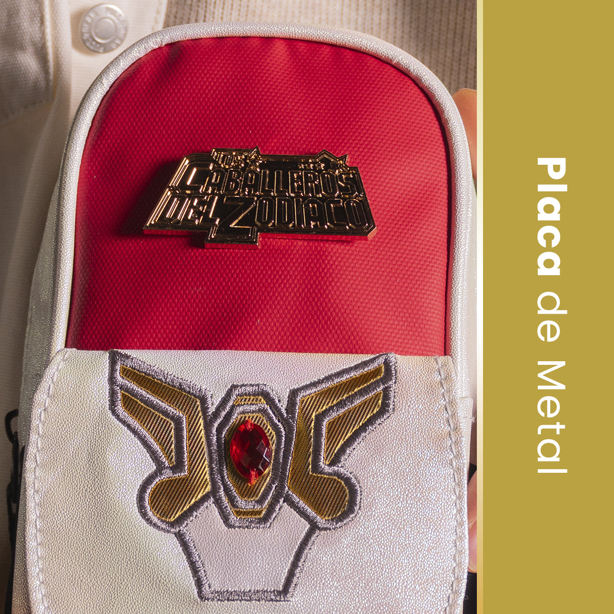 Estuchera Pegaso Caballeros del Zodiaco Armadura Bronce