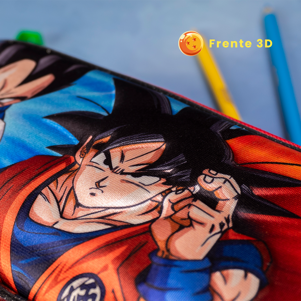 Set Mochila, Lonchera y Lapicera Escolar Dragon Ball Batalla Suprema