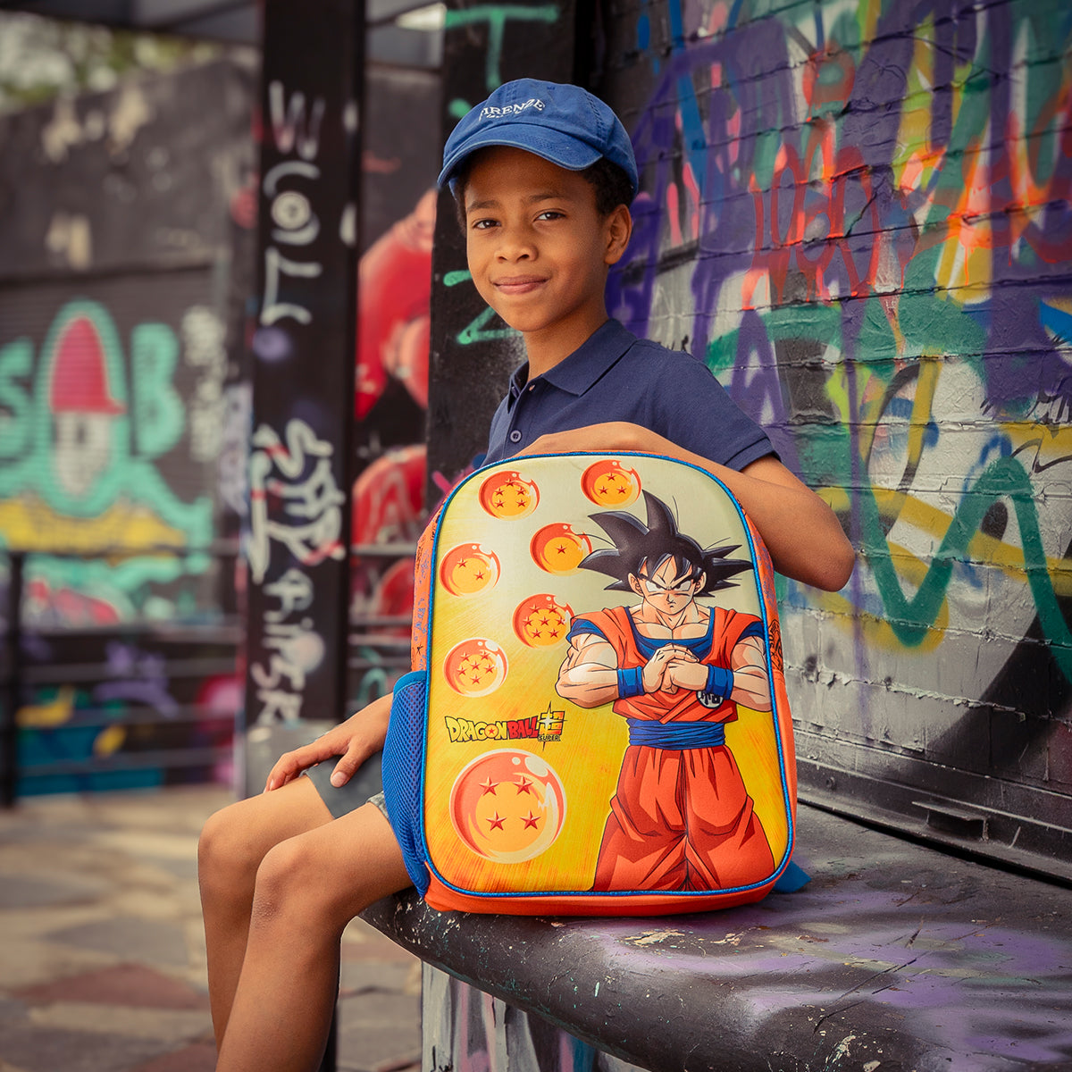 Set Mochila, Lonchera y Lapicera Dragon Ball Esferas del Dragón