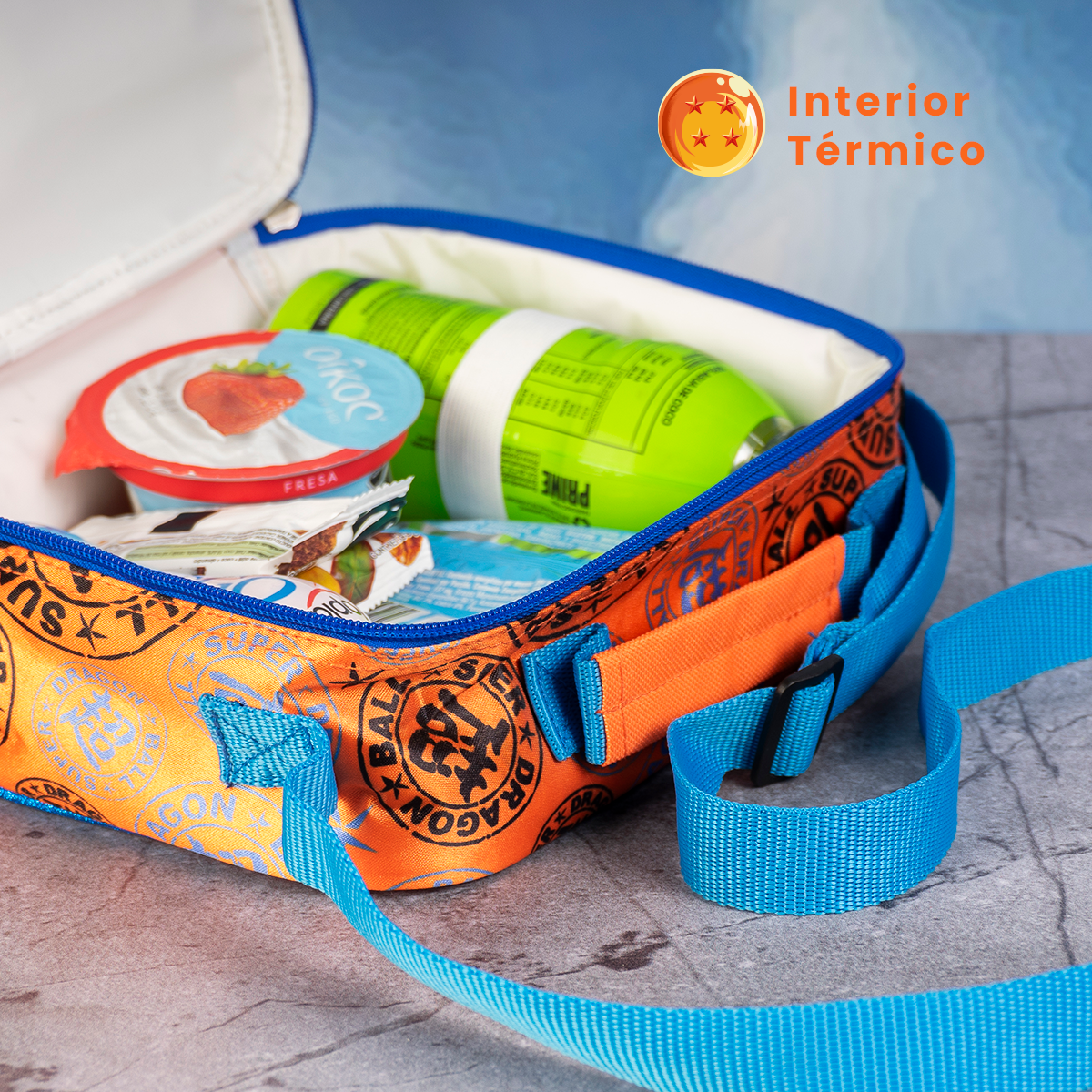 Set Mochila, Lonchera y Lapicera Dragon Ball Esferas del Dragón