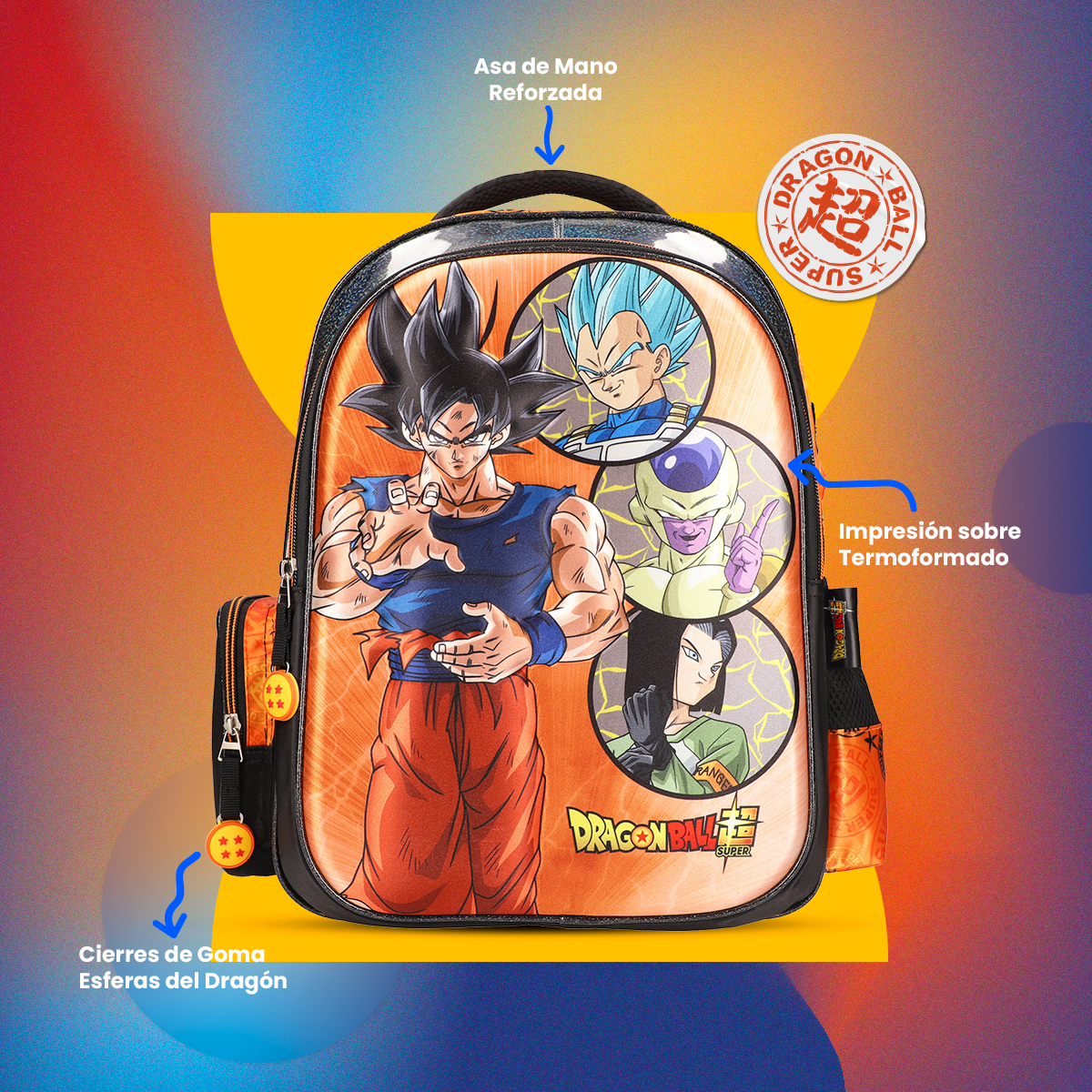 Mochila Escolar Dragon Ball Universo 7