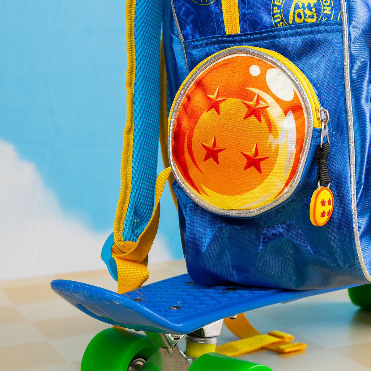 Mochila Escolar Dragon Ball Goku SSJ Blue Lenticular