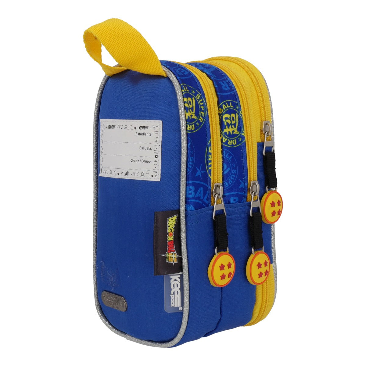 Estuchera Escolar Dragon Ball Goku SSJ Blue Lenticular