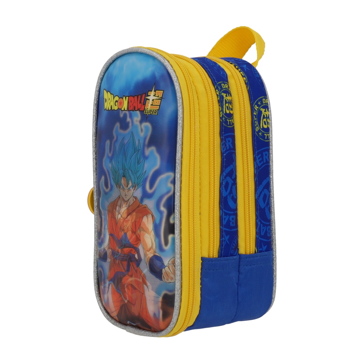 Estuchera Escolar Dragon Ball Goku SSJ Blue Lenticular