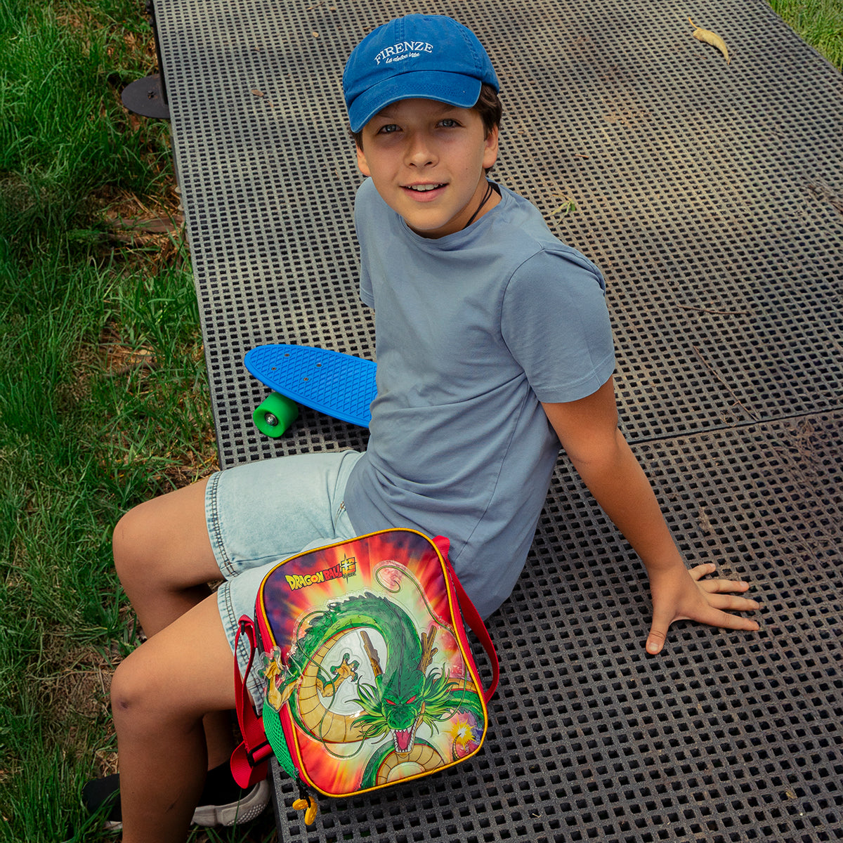 Set Mochila, Lonchera y Estuchera Escolar Dragon Ball Shenlong Legendaria