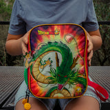 Set Mochila, Lonchera y Estuchera Escolar Dragon Ball Shenlong Legendaria