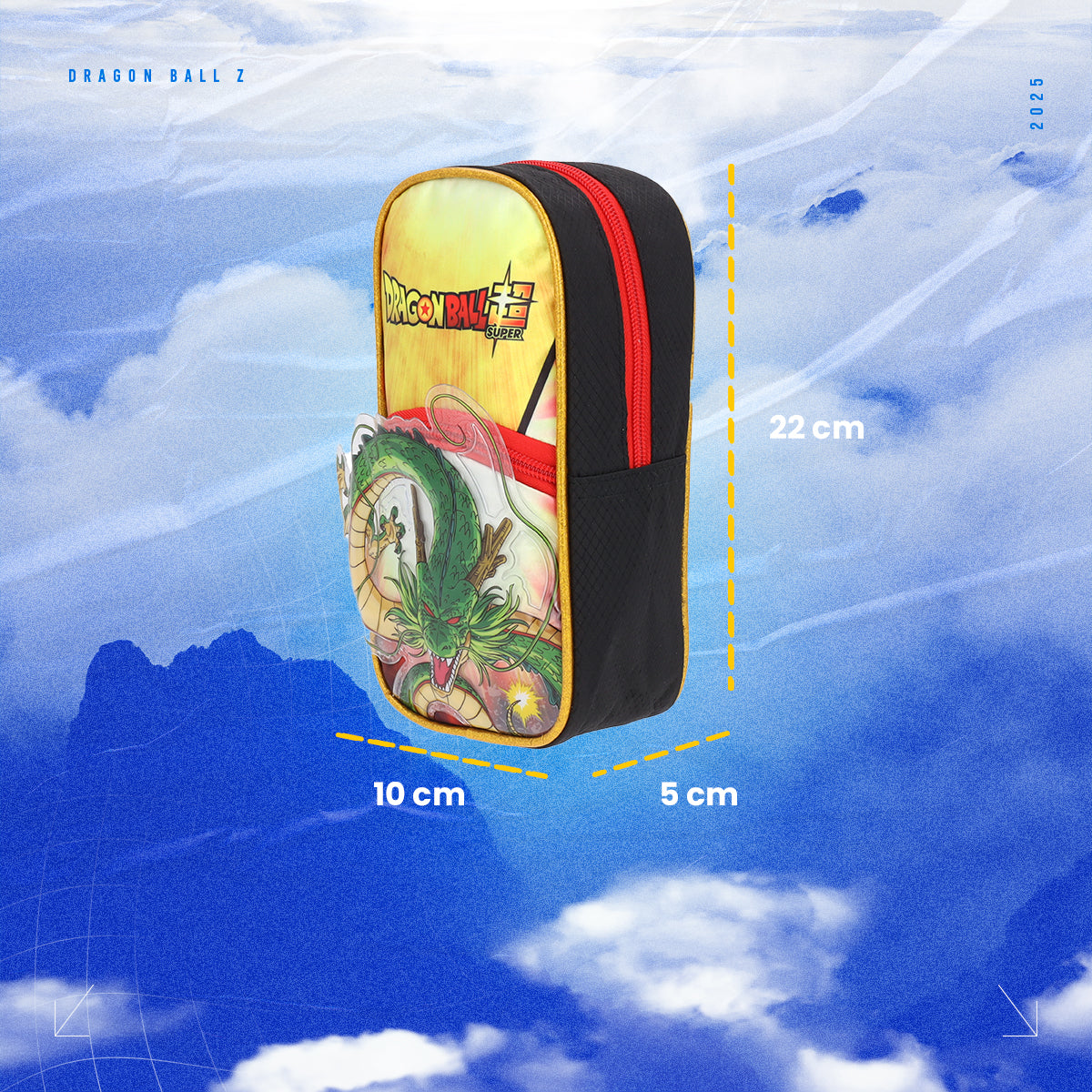 Set Mochila, Lonchera y Estuchera Escolar Dragon Ball Shenlong Legendaria