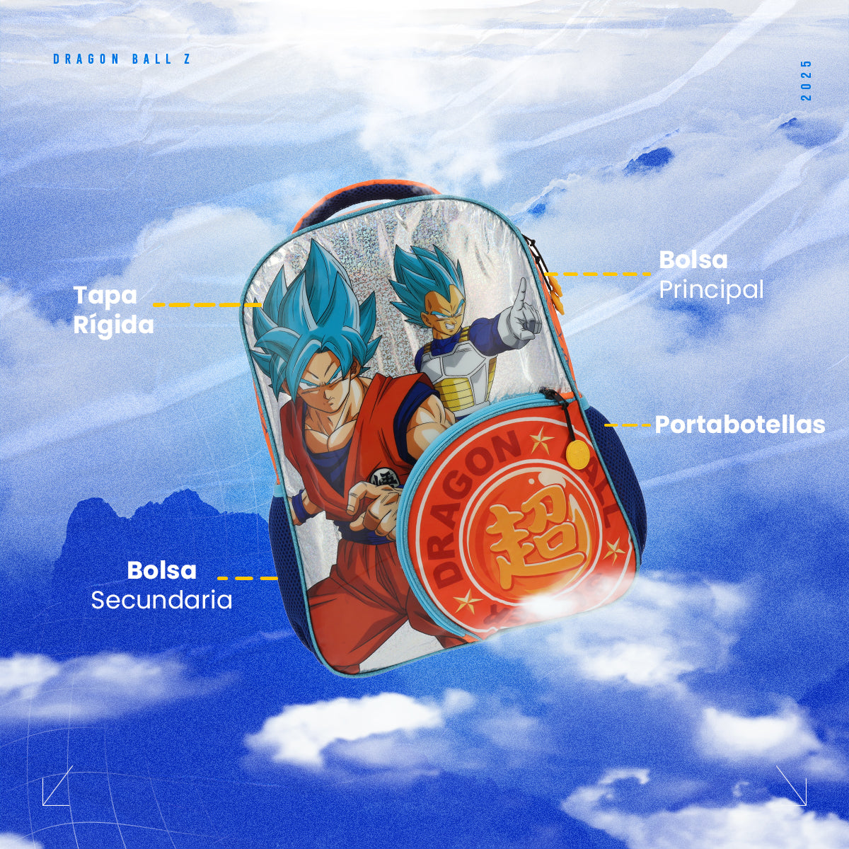 Mochila Escolar Dragon Ball Nivel Dios