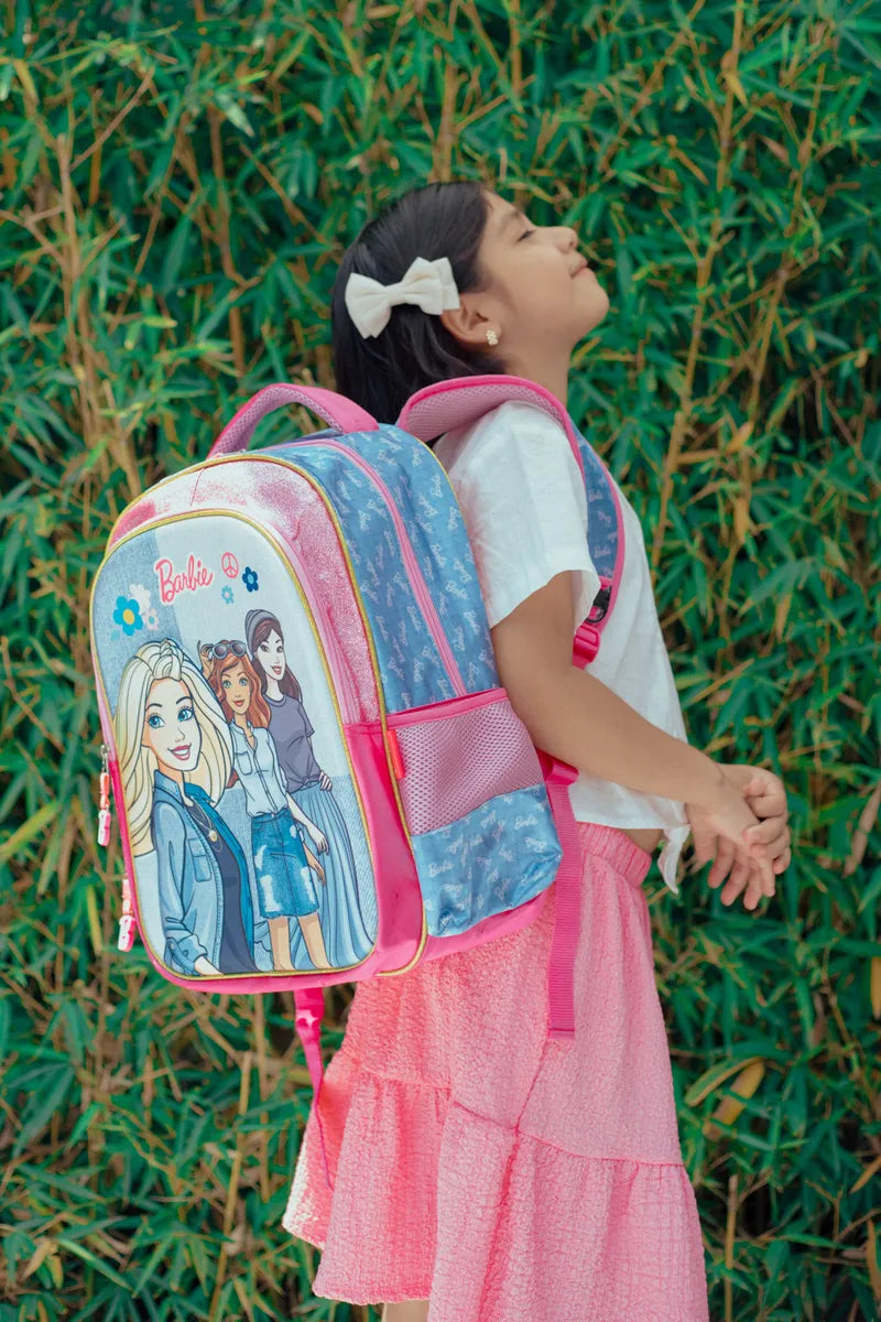 Mochila Escolar Barbie y sus Amigas
