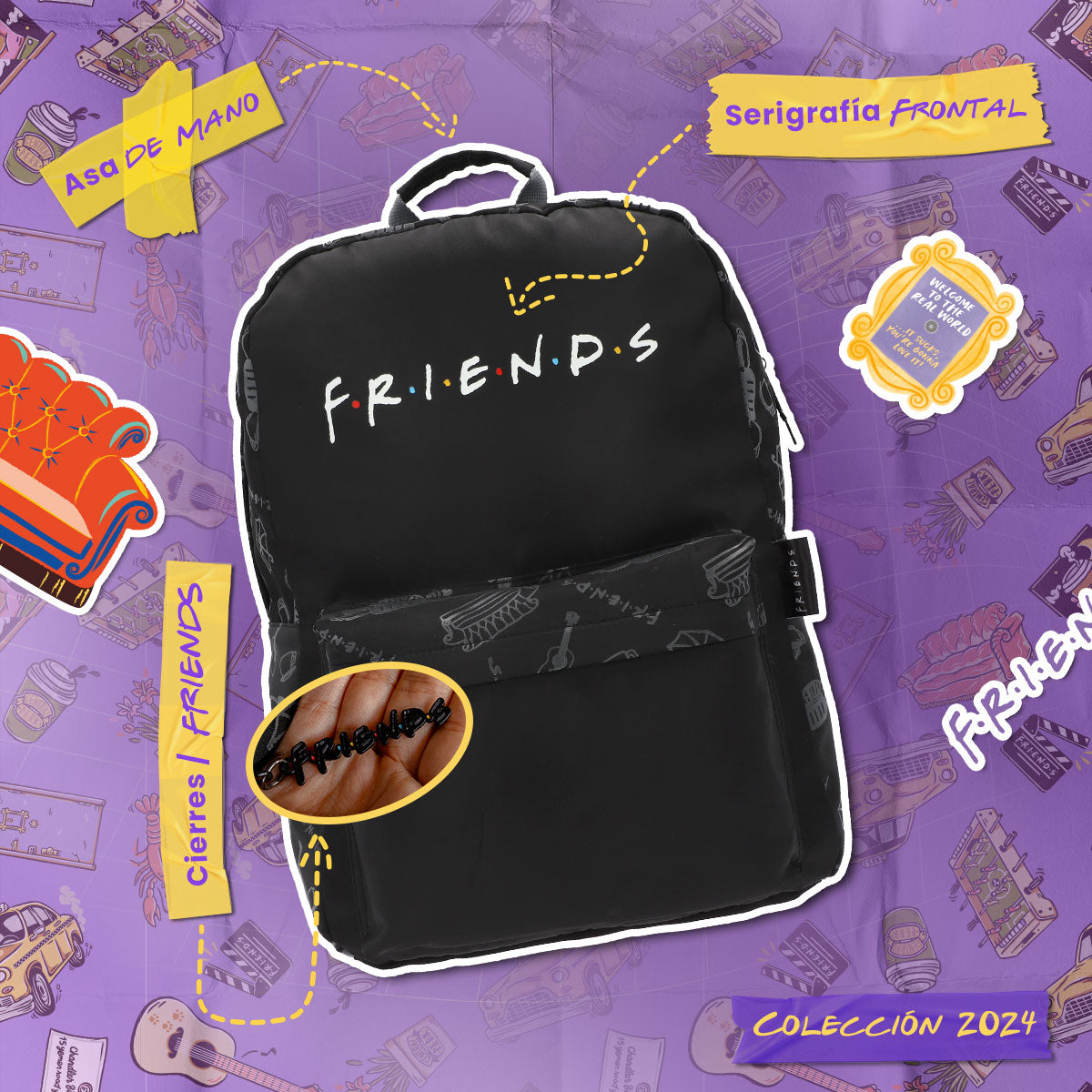 Mochila Friends 90s Classic