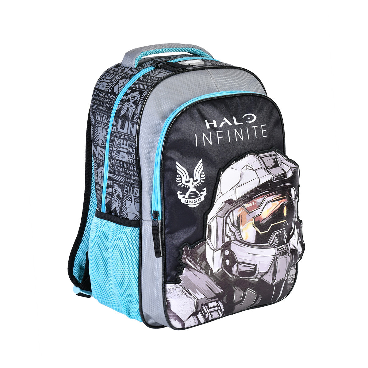 Mochila Escolar De Halo Gris