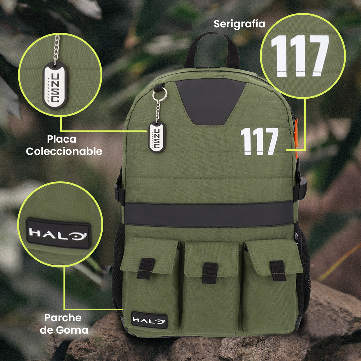 Kit Mochila Halo Edicion Legendaria CN