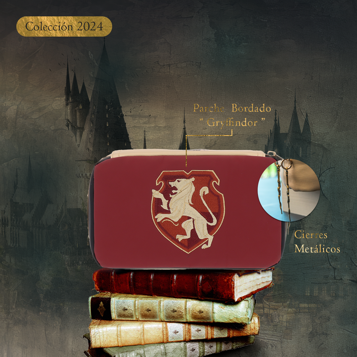 Kit Hogwarts Gryffindor: Mochila + Estuche