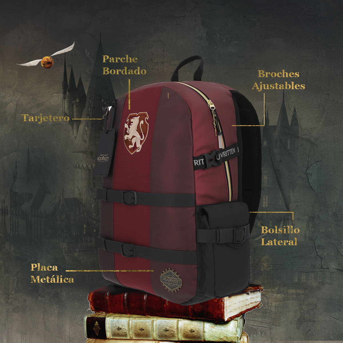 Mochila Premium Gryffindor Hogwarts Legacy
