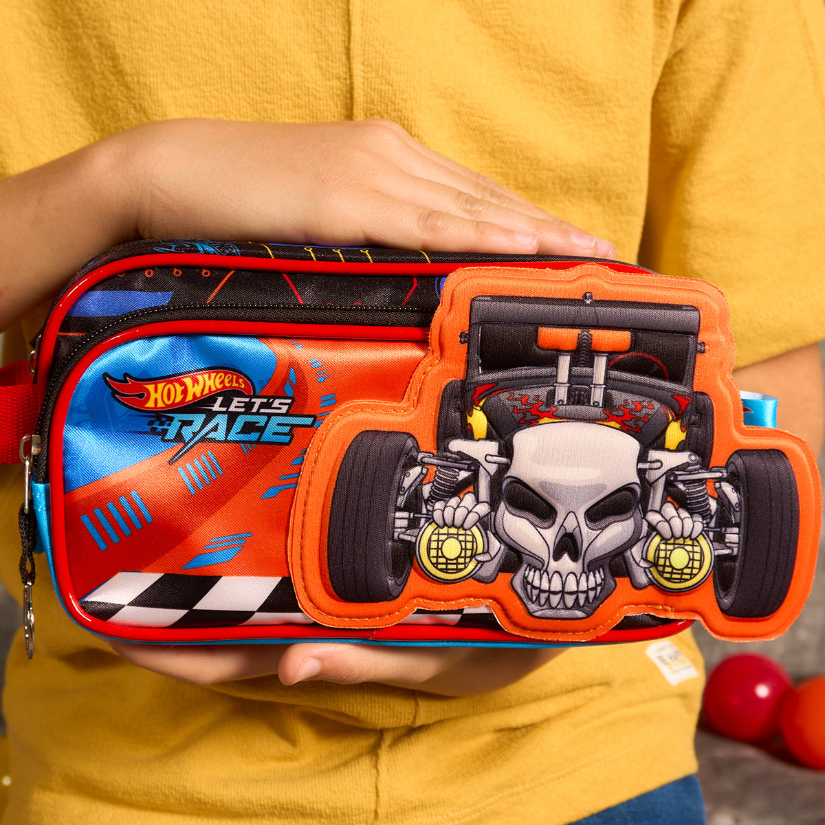 Estuchera Hot Wheels Let's Race