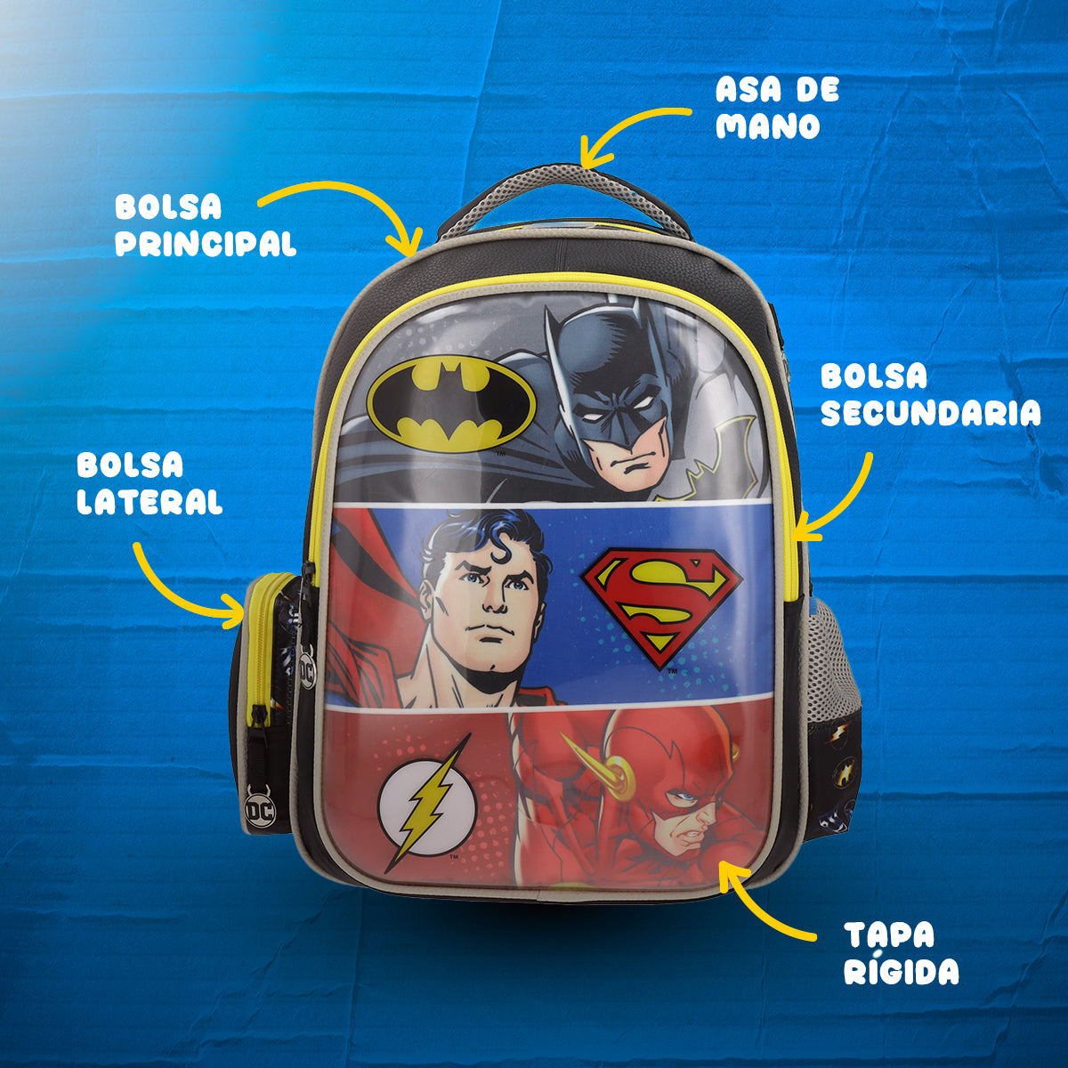 Mochila Escolar Justice League