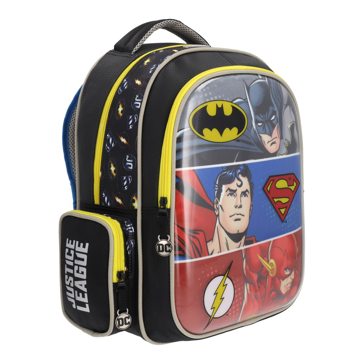 Set Mochila, Lonchera y Estuchera Escolar Justice League