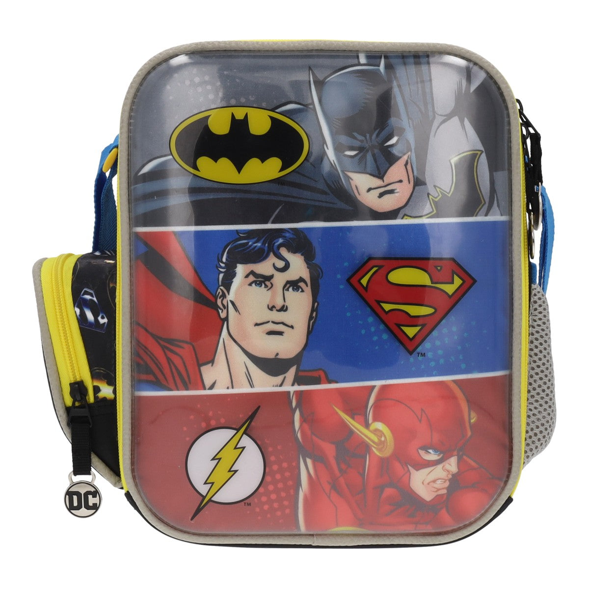 Set Mochila, Lonchera y Estuchera Escolar Justice League
