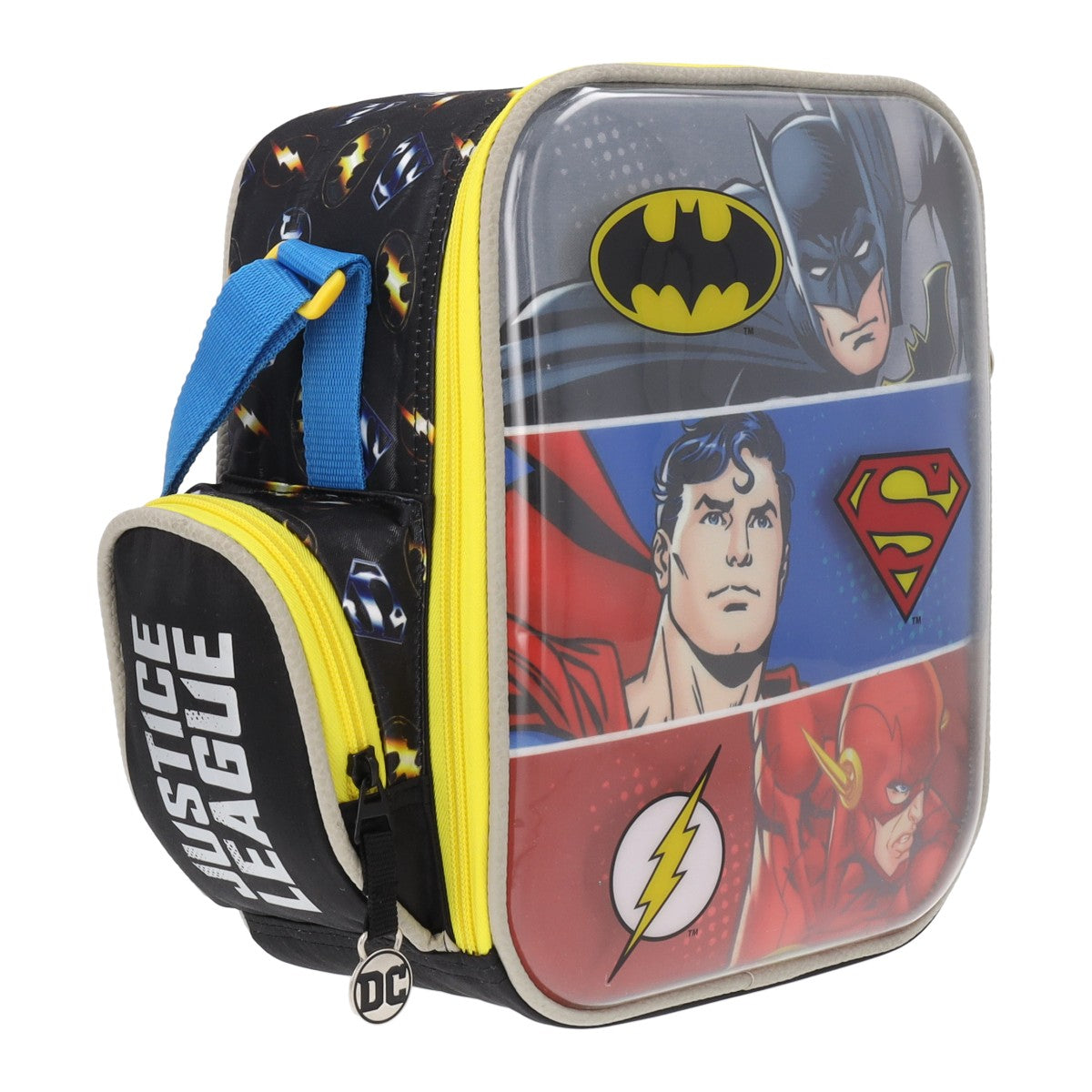 Set Mochila, Lonchera y Estuchera Escolar Justice League