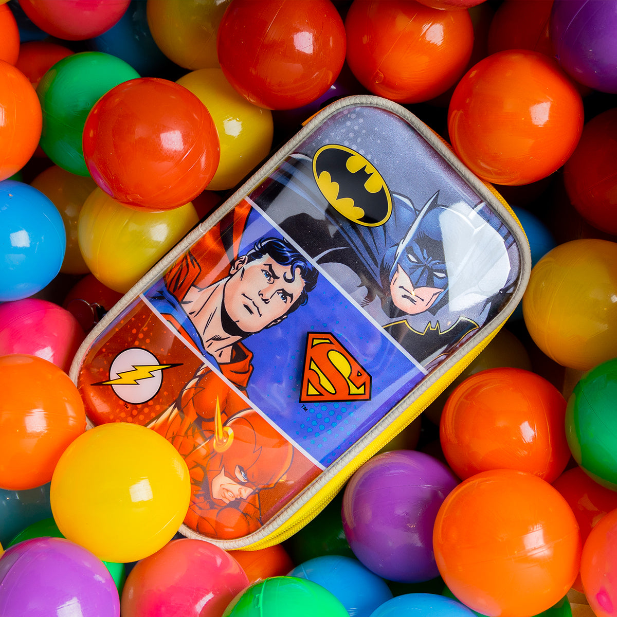 Set Mochila, Lonchera y Estuchera Escolar Justice League