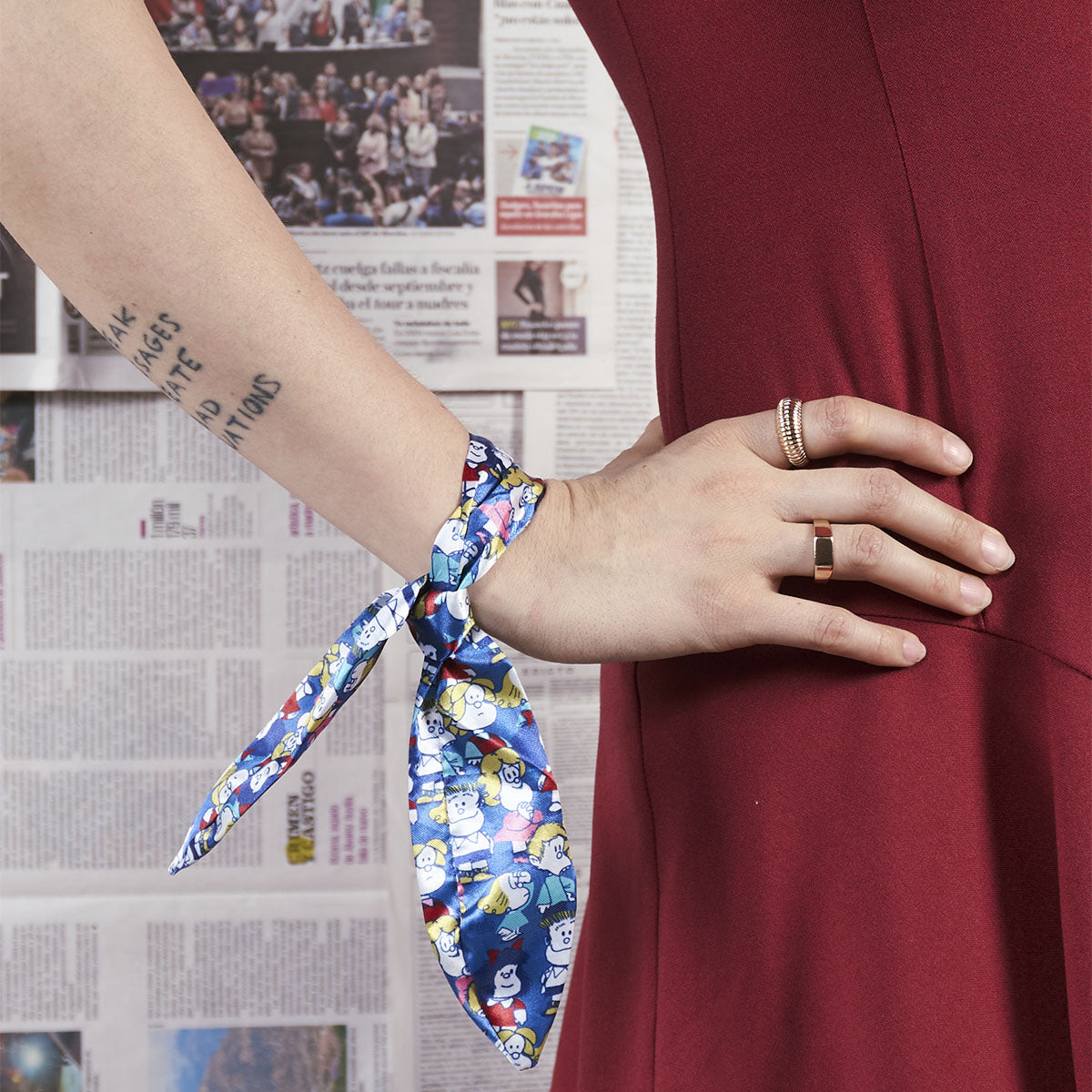 Mochila Mafalda Con Portalaptop