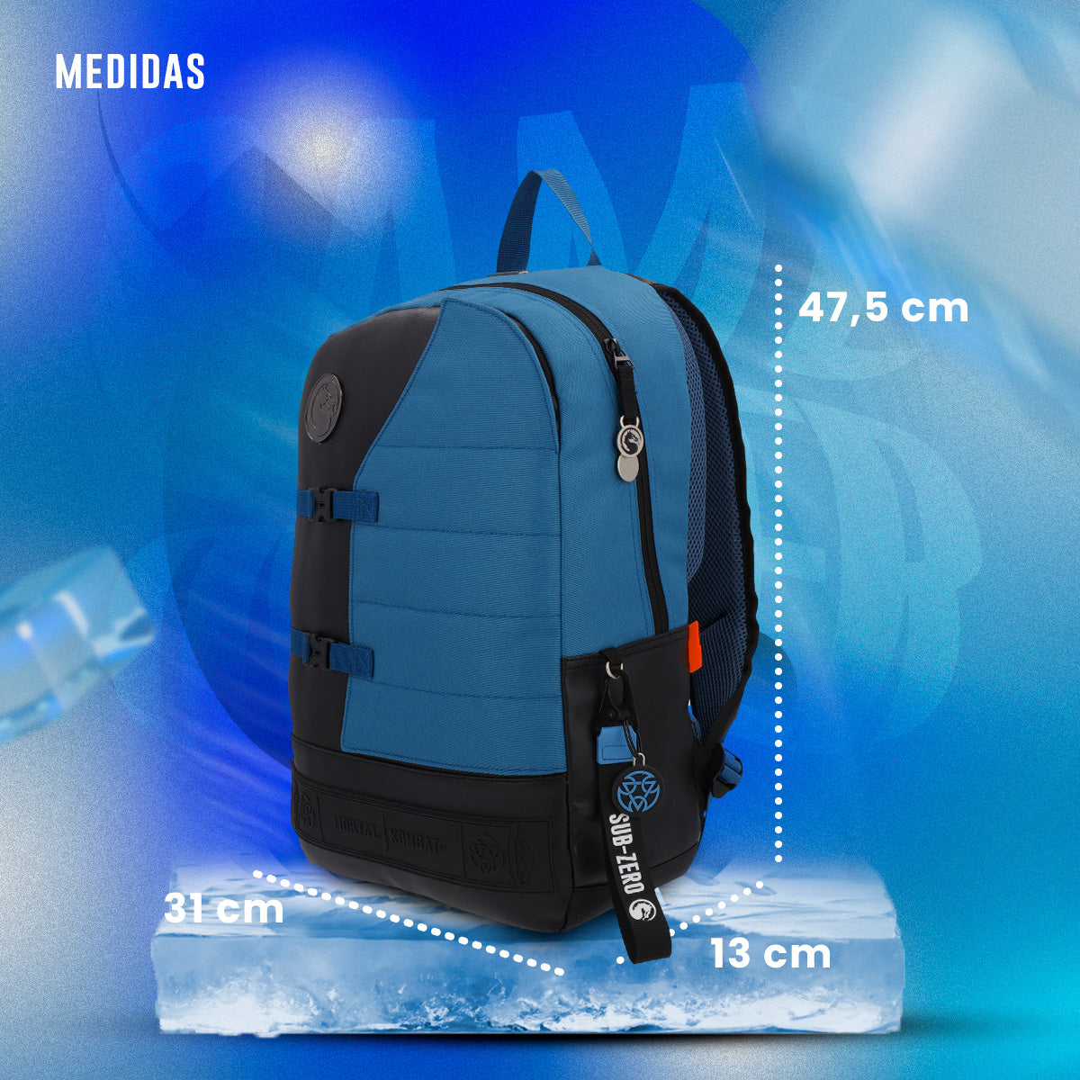 Mochila Sub Zero Mortal Kombat