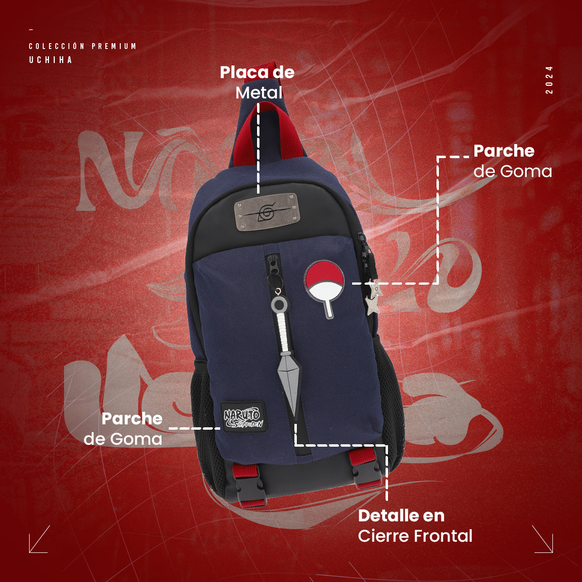 Cross body Naruto Clan Uchiha