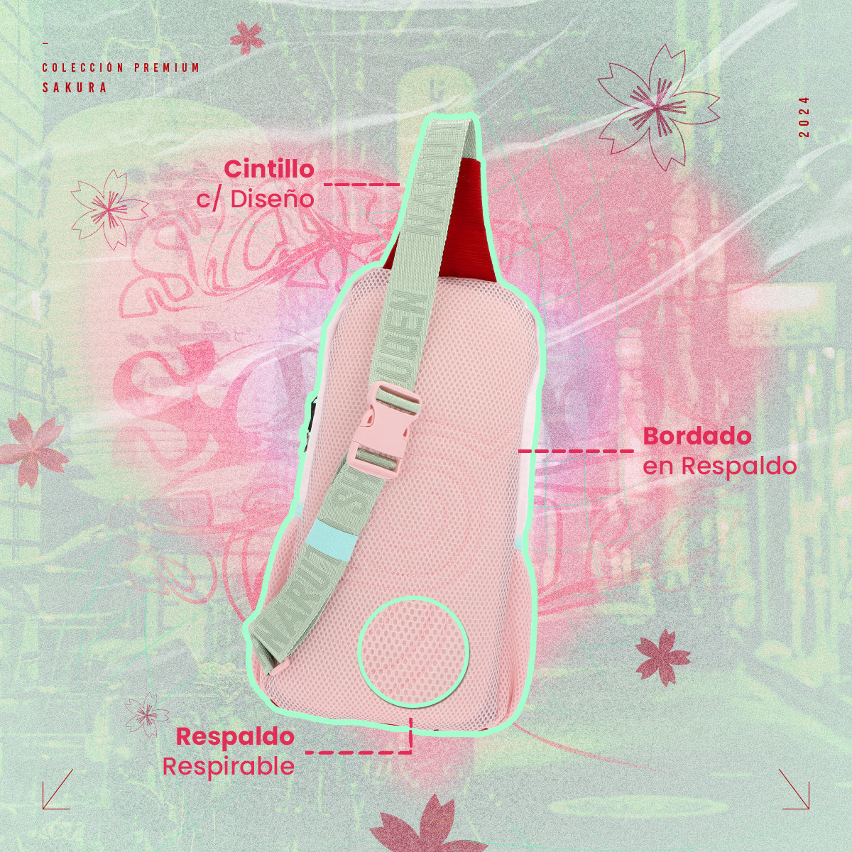 Cross body Naruto Team 7 Sakura