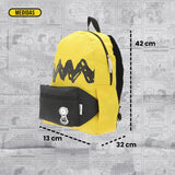 Mochila con cangurera Charlie Brown