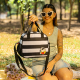 Lonchera Peanuts Snoopy Black and White
