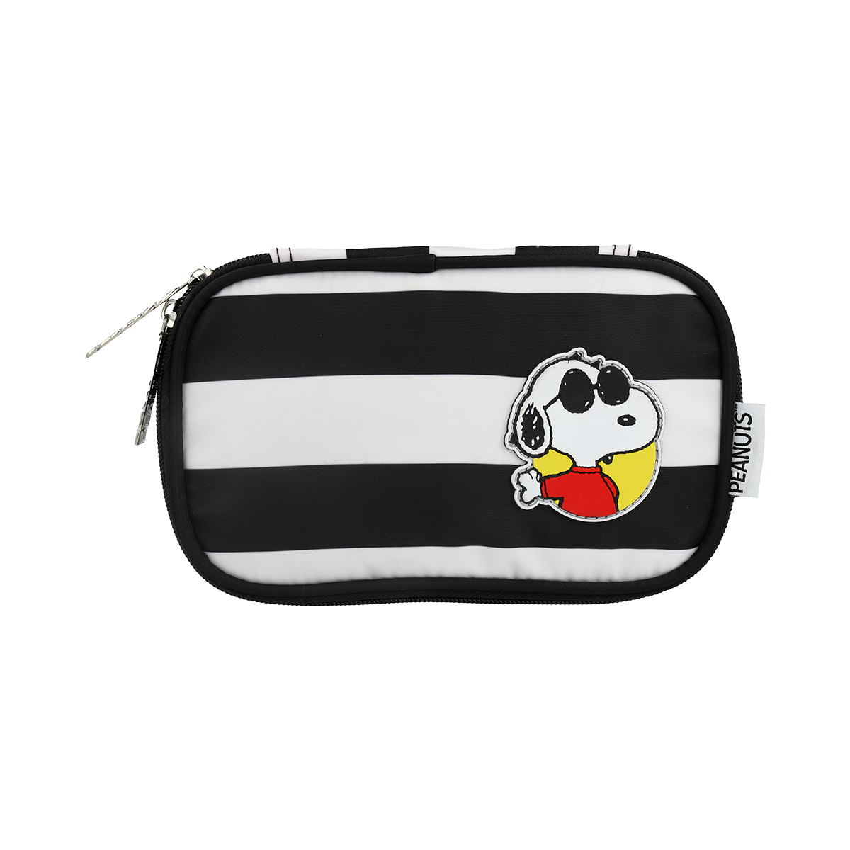 Estuchera Peanuts Snoopy Black and White