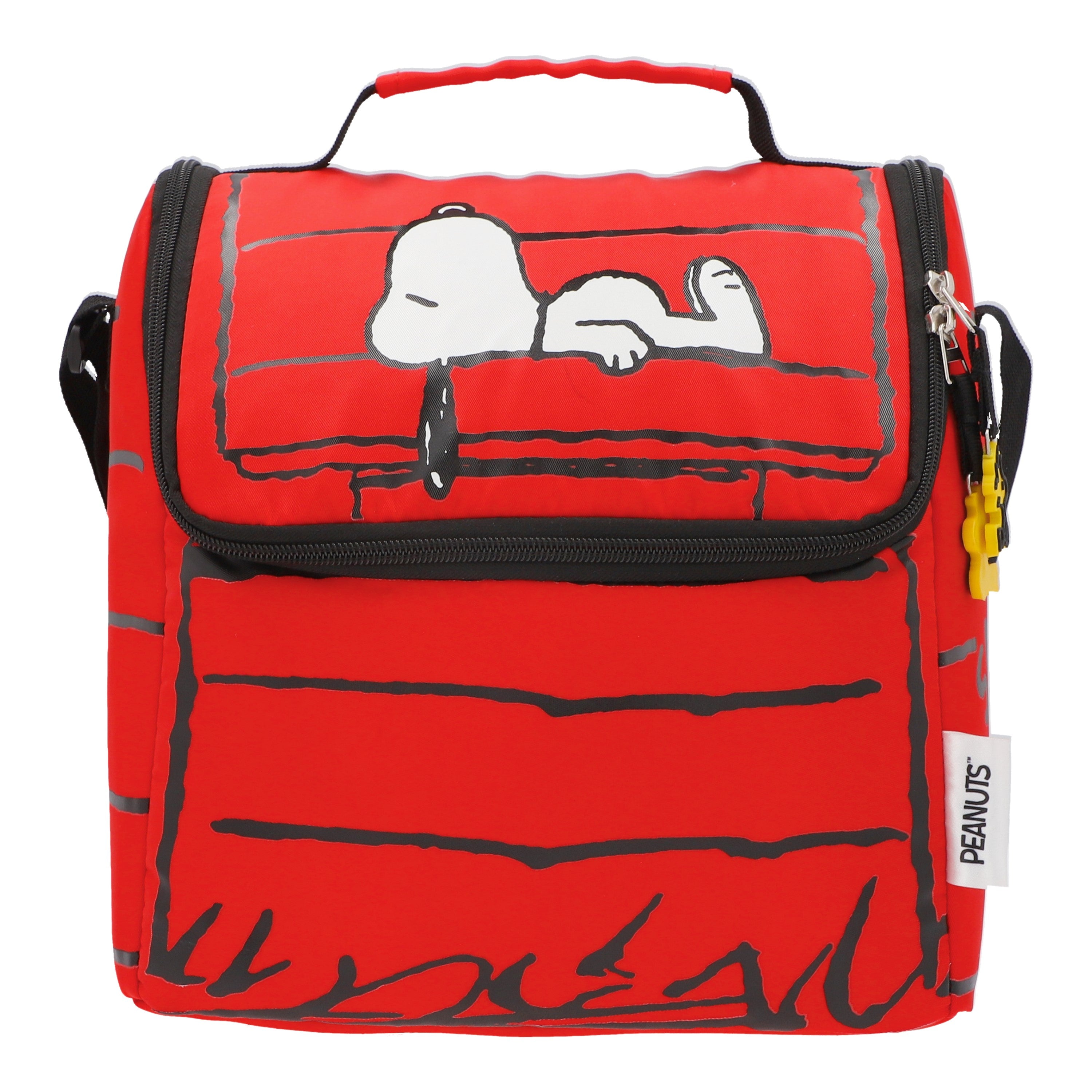 Set Mochila, Lonchera y Lapicera Snoopy Casa Roja