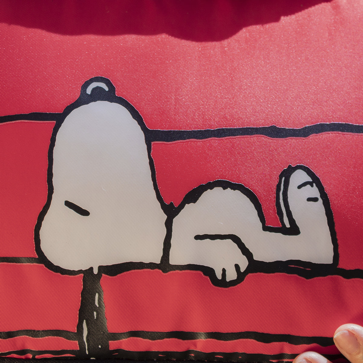 Set Mochila, Lonchera y Lapicera Snoopy Casa Roja