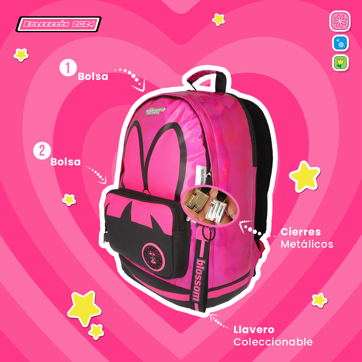 Mochila Bombón Las Chicas Superpoderosas
