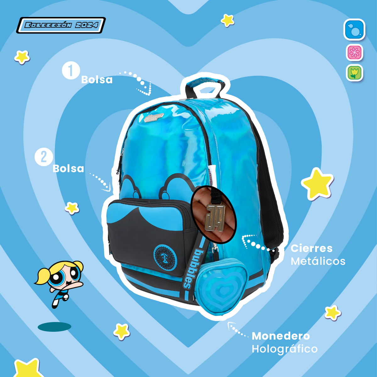 Mochila Burbuja Las Chicas Superpoderosas