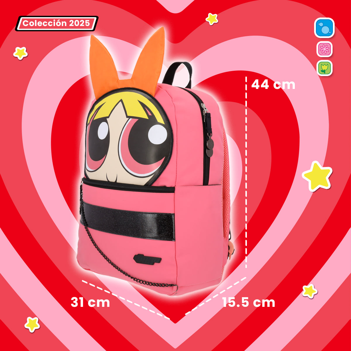 Set Mochila y Estuchera Bombón Las Chicas Superpoderosas New Edition