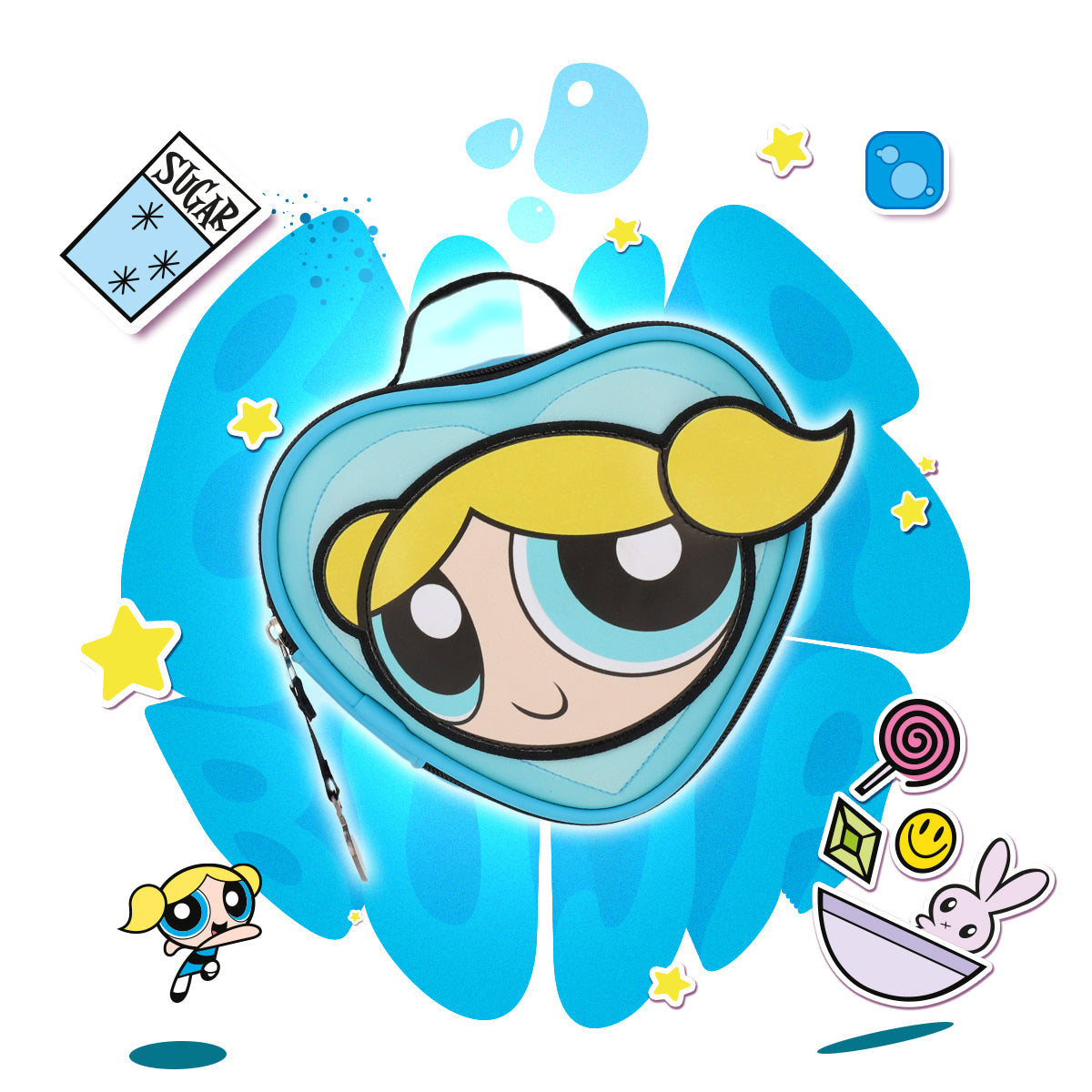 Set Mochila y Estuchera Burbuja Las Chicas Superpoderosas New Edition