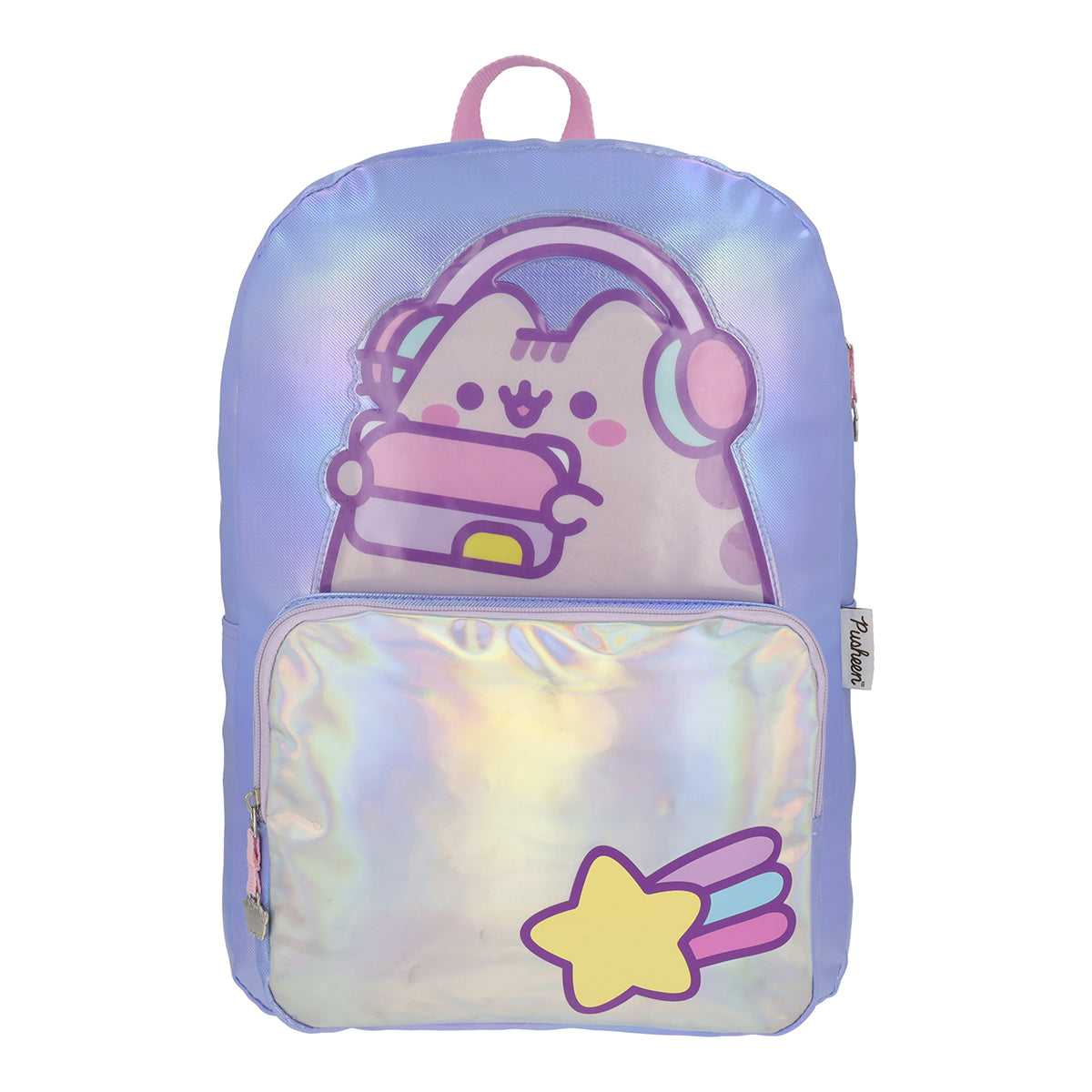 Mochila Pusheen Music Holográfica