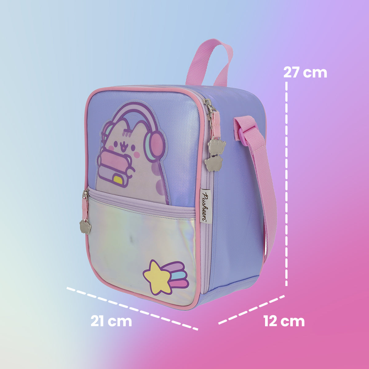 Lonchera Pusheen Music Holográfica