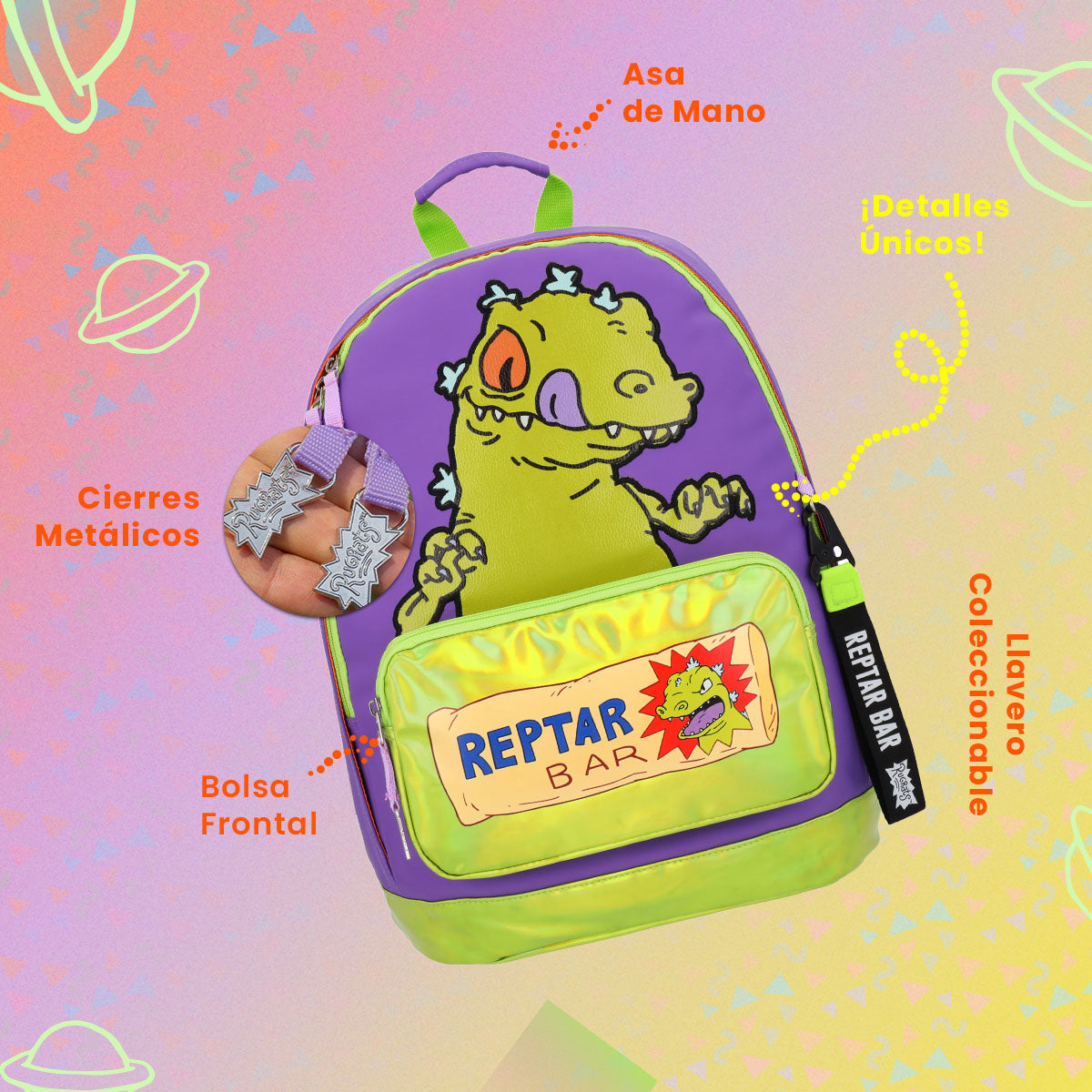 Mochila Rugrats Reptar Chocolate Bar