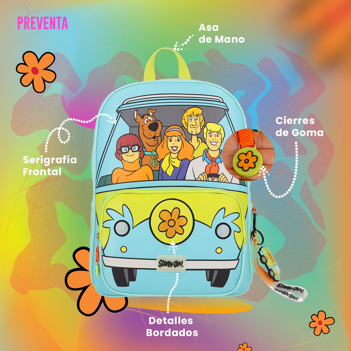 Set Mochila y Estuchera Máquina del Misterio