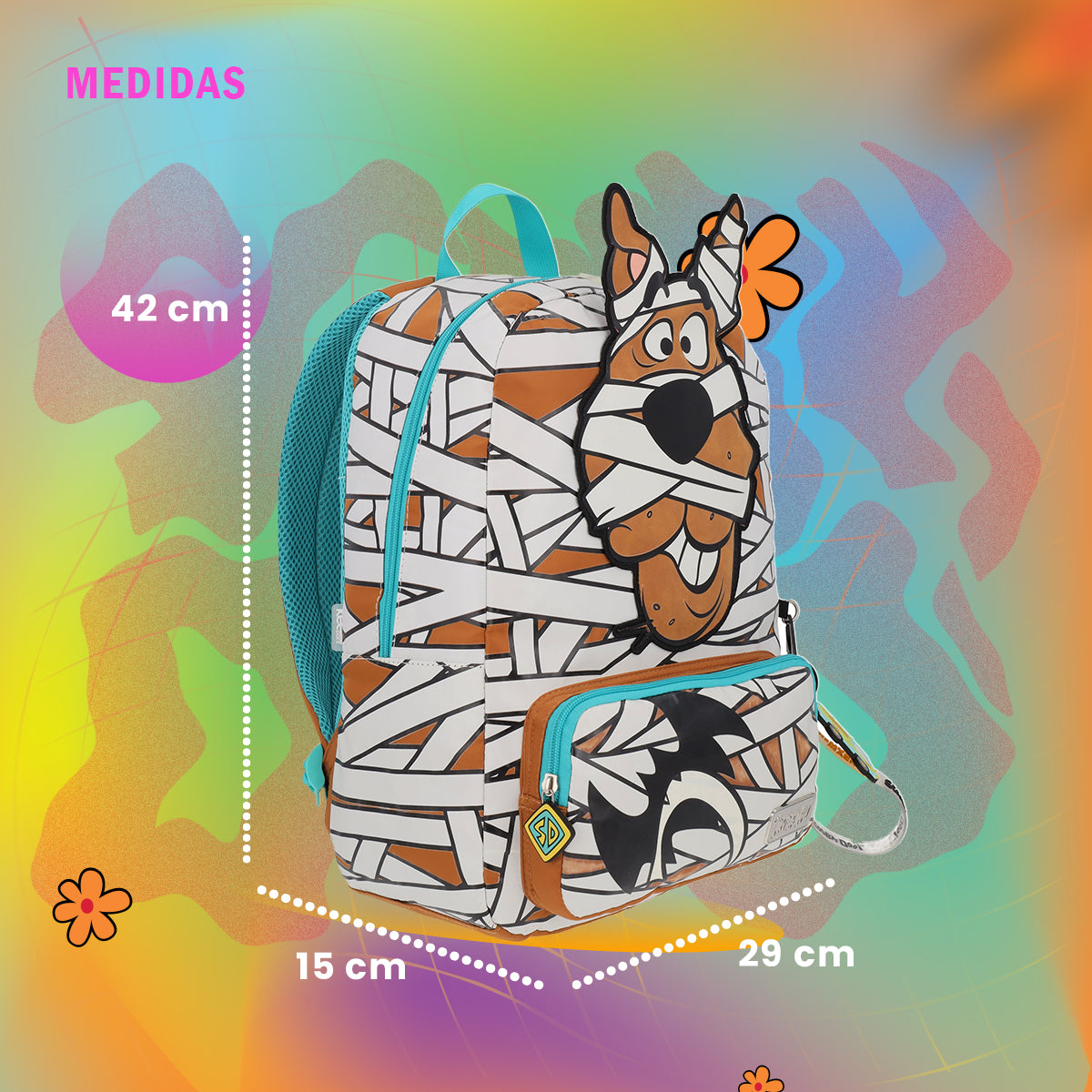 Set Mochila y Estuchera  Scooby Doo Momia